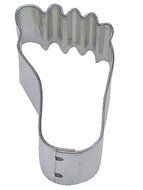 R&amp;M Mini Foot Cookie Cutter in Durable, Economical, Tinplated Steel