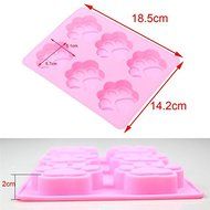 Best Promotion!!! Cat Paw Print Bakeware Silicone Mould Chocolate Cookie Candy Soap Resin Wax Mold Cake Decorating... N5