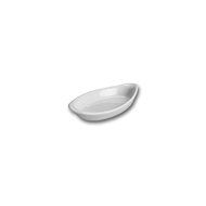 Hall China 520-WH White 6 Oz. Oval Welsh Rarebit Dish - 24 / CS