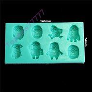 3d Despicable Me Minions Shape Chocolate Candy Jello 3d Silicone Mold Mould Cake Tools Bakeware Pastry Bar Soap...