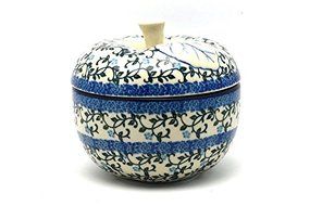 Polish Pottery Apple Baker - Large - Terrace Vines