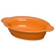 Fiesta 9 Inch by 5 Inch Individual Oval Casserole, Tangerine