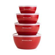 KitchenAid Prep Bowls, Set of 4, White N3