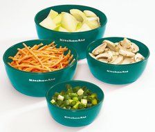 KitchenAid Prep Bowls, Set of 4, White N14
