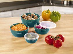 KitchenAid Prep Bowls, Set of 4, White N15