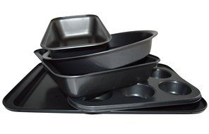Bekith Kitchen Bake Nonstick 5-Piece Bakeware Set, Carbon Steel N2