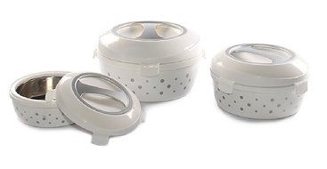 Cello TravelMate Casserole Insulated Hot Pot, Food Warmer, 3 Piece Set