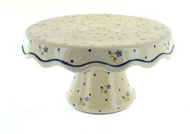 Polish Pottery Country Meadow Cake Plate