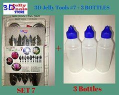 3D Jelly Cake Tools - Type 7 and 3 Bottle 3D Jelly Tools not include needle