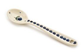 Polish Pottery Blueberry Sugar Spoon