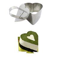 uxcell Stainless Steel DIY Small Mousse Ring Lamy Cheese Cake Mold Food Moulding Tool(Square) N8