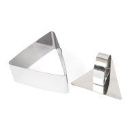 uxcell Stainless Steel DIY Small Mousse Ring Lamy Cheese Cake Mold Food Moulding Tool(Square) N11