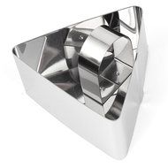 uxcell Stainless Steel DIY Small Mousse Ring Lamy Cheese Cake Mold Food Moulding Tool(Square) N13