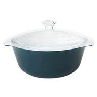 New 2.11 Quart Mediterranean Covered Casserole Dish