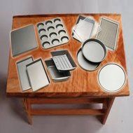 12 Piece Bakeware Set Nonstick Best for Baking Cookies, Cakes, Muffins, Pizzas, Pastas and More Dishwasher-safe... N2