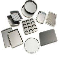 12 Piece Bakeware Set Nonstick Best for Baking Cookies, Cakes, Muffins, Pizzas, Pastas and More Dishwasher-safe... N3