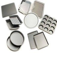 12 Piece Bakeware Set Nonstick Best for Baking Cookies, Cakes, Muffins, Pizzas, Pastas and More Dishwasher-safe... N4