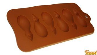 TAAVI DIY Mouse Cake Muffin Soap Ice Cube Tray Chocolate Silicone Decorating Molds N2