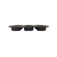 6 Cup Deep Muffin Cake Mould (Brown) By Agora Silicone N3