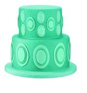 Wilton 417-2583 6-Piece Nesting Fondant Double Sided Cut Out Cutters, Oval N2