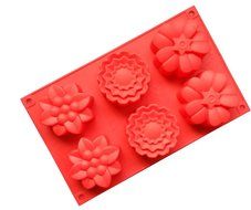 Mooncake Mold Silicone Non Stick Cake Ice Cube Mold Chocolate Jelly Candy Biscuit Moul