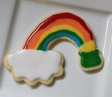 Somewhere Over the Rainbow Pot O&#039; Gold St. Patricks Day Cookie Cutter N3