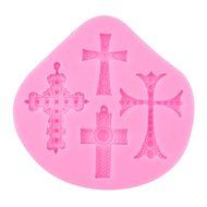 Yosoo DIY Four Shape to The Mold Silicone Kitchen Restaurant Bar Non-stick Cake Decoration Fondant Mold Tool (... N11