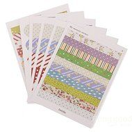 Bargain World 1 Set Floral Print Labels Stickers DIY Scrapbooking Paper Gift Decoration N3