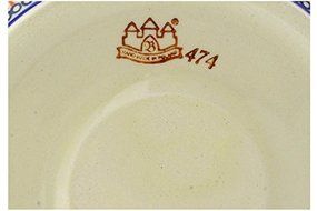 Polmedia Polish Pottery 6-inch Stoneware Heater H8502E Hand Painted from Zaklady Ceramiczne in Boleslawiec Poland... N5