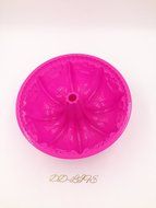 Large Lily Swirl Bundt Cake Pan Bread Chocolate Bakeware Silicone Mold N2
