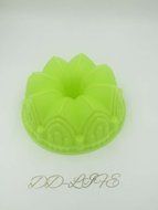 Large Lily Swirl Bundt Cake Pan Bread Chocolate Bakeware Silicone Mold N6