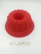 Large Lily Swirl Bundt Cake Pan Bread Chocolate Bakeware Silicone Mold N14