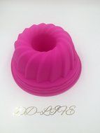 Large Lily Swirl Bundt Cake Pan Bread Chocolate Bakeware Silicone Mold N16