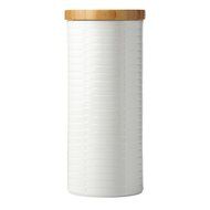 Lenox Entertain 365 Sculpture Rectangular Baker with Lid, White N14
