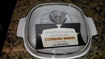Vintage Corningware Blue Cornflower Baking Dish 2 Qt Casserole With Lid N2