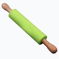 Jypc 4PCS Silicone Non-stick Rolling Pin with Wood Handle N8