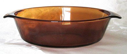 Anchor Hocking 1-1/2 Qt Amber Oval Casserole - No Lid