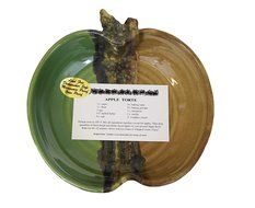 Clay In Motion Handmade Ceramic Apple Torte Baking Dish - Mountain Meadows