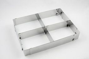 Menz baking frame, 5 cm high, stainless steel, 1 Pieces, Quality product Made in Germany N3
