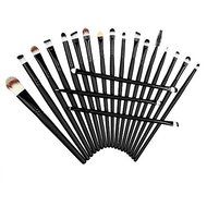 BeautyMood 20 Pcs Pro Makeup Set Powder Foundation Eyeshadow Eyeliner Lip Cosmetic Brushes(Black) With 1 Pcs Cosmetic... N7