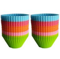 Silicone Cupcake Liners, Non-Stick, Cupcake Liner Mold, Silicone Molds, Assorted Colors, &amp; Reusable by BakerMaker...