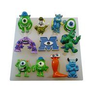 Yunko 11 Hole Little Monster 3D DIY Silicone Mould Cake Decorations Decorating Fondant Sugar Craft Molds