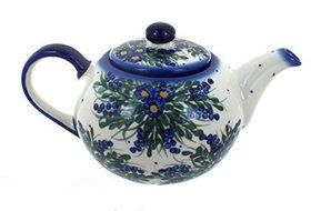 Polish Pottery Hyacinth Teapot