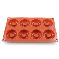 iClover Beautiful Food Grade food Grade Silicone Bakeware Baking Pan Cake Mold With 8 Cavity Silicone Donut Baking... N2