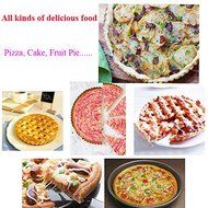 Non-stick Pizza Pan Mold 8 Inch 9 Inch Drop Battom Cake Pizza Baking Pans Mould shopping (9 Inch) N6