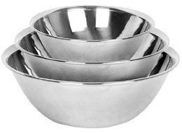 MIXING BOWL HEAVY DUTY STAINLESS STEEL MIXING BOWL ASSORTED SIZES RESTAURANT (3 qt) N5