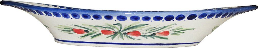 Boleslawiec Stoneware - Polish Pottery Serving or Baking Dish with Handles - Eva&#039;s Collection &quot;Poppy Field&quot; N3