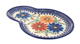 Polish Pottery Autumn Burst Breakfast Plate