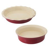 BergHOFF 2 Piece Geminis Round Bakeware Set, Red