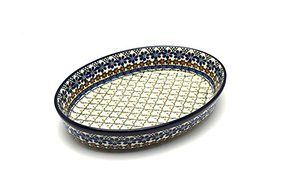 Polish Pottery Baker - Oval - Large - Primrose